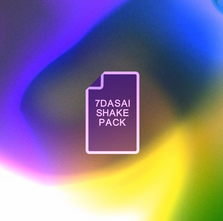 7DASAI EXCLUSIVE 26 PRESET SHAKE PACK-魔法部BBS